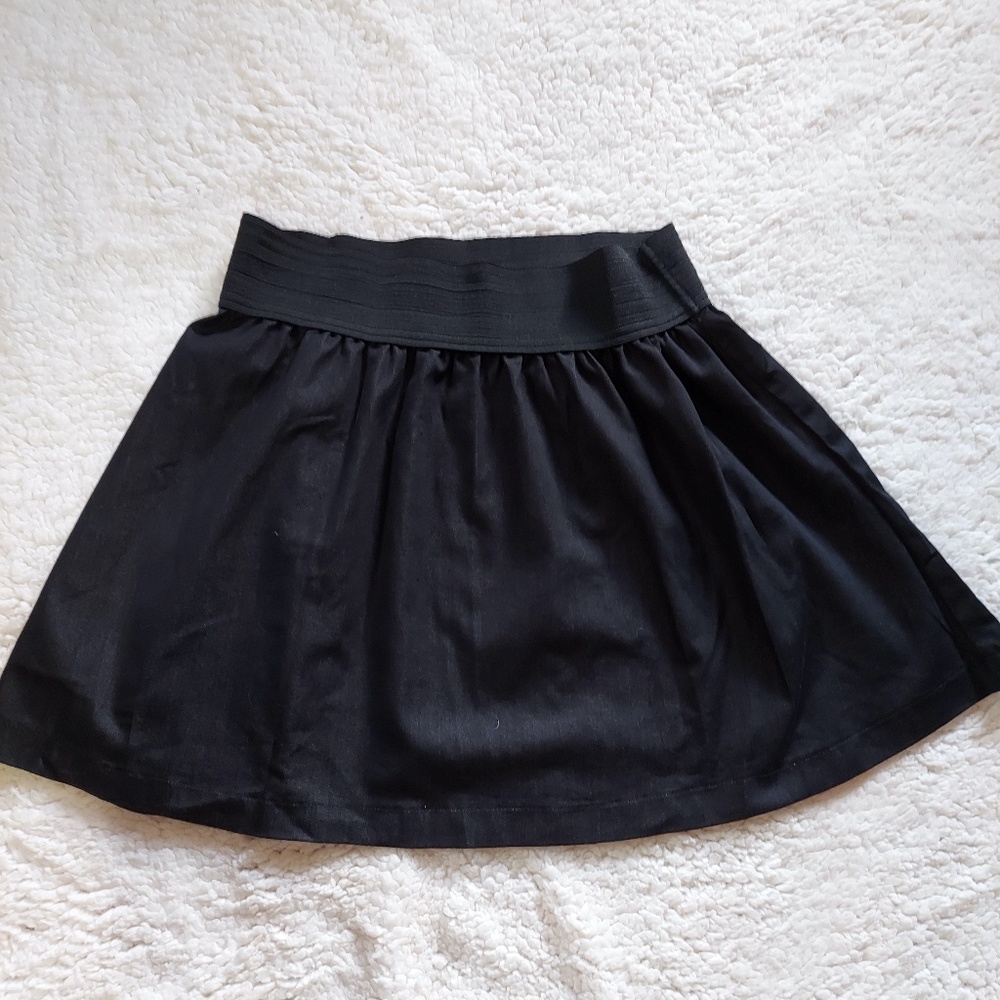 SOLD Black Skater Mini Skirt XL